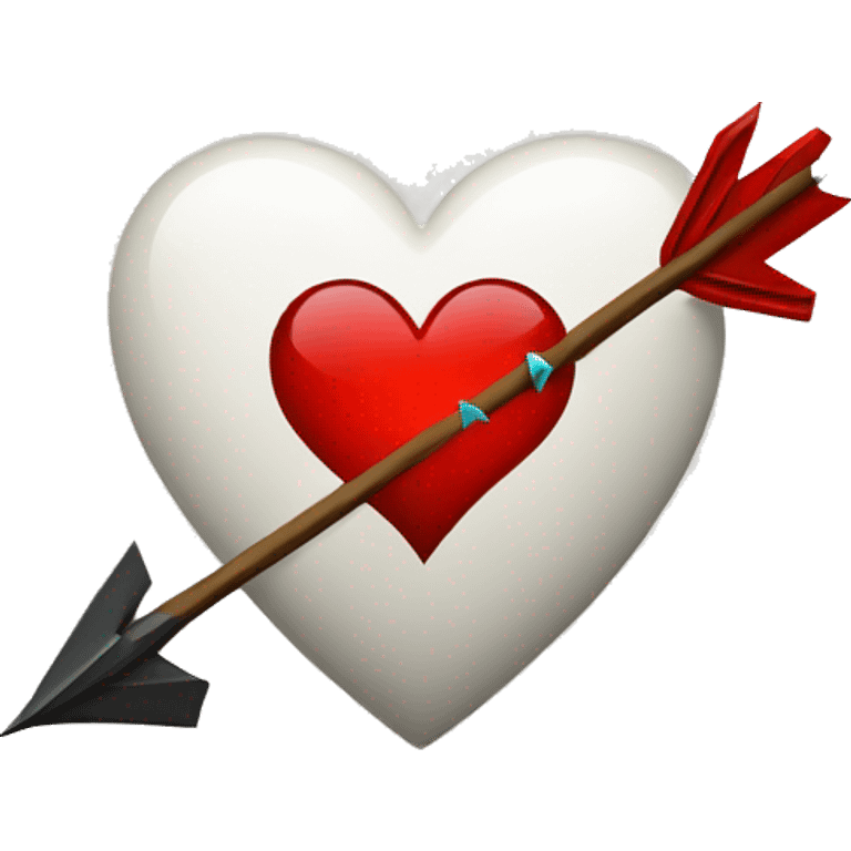 broken heart with arrow emoji