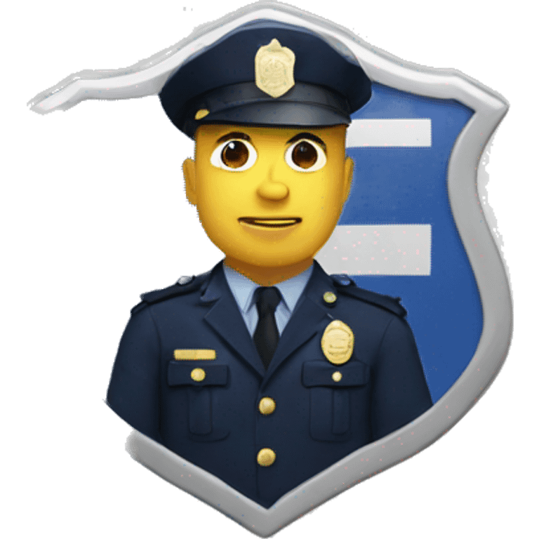 police-badge emoji