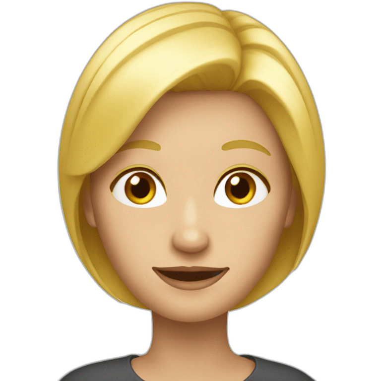 Blonde 50 ans emoji