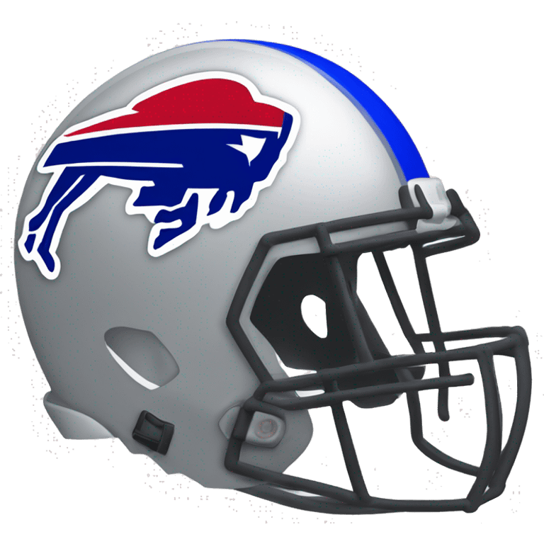 Buffalo Bills football helmet emoji