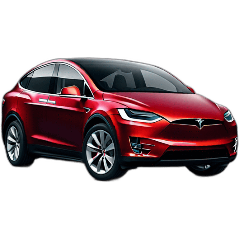 Tesla model x emoji