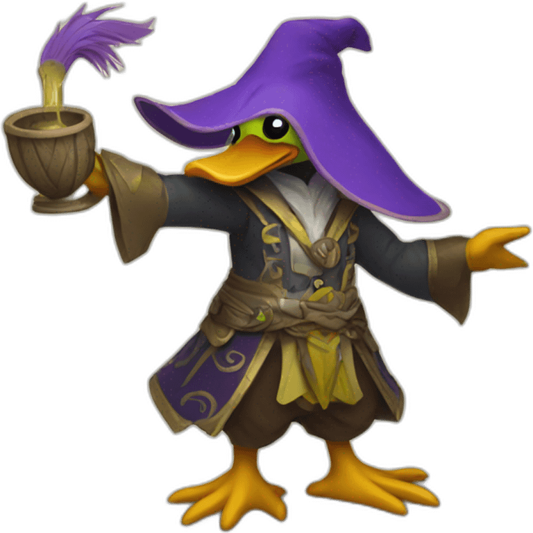 Duck warlock emoji