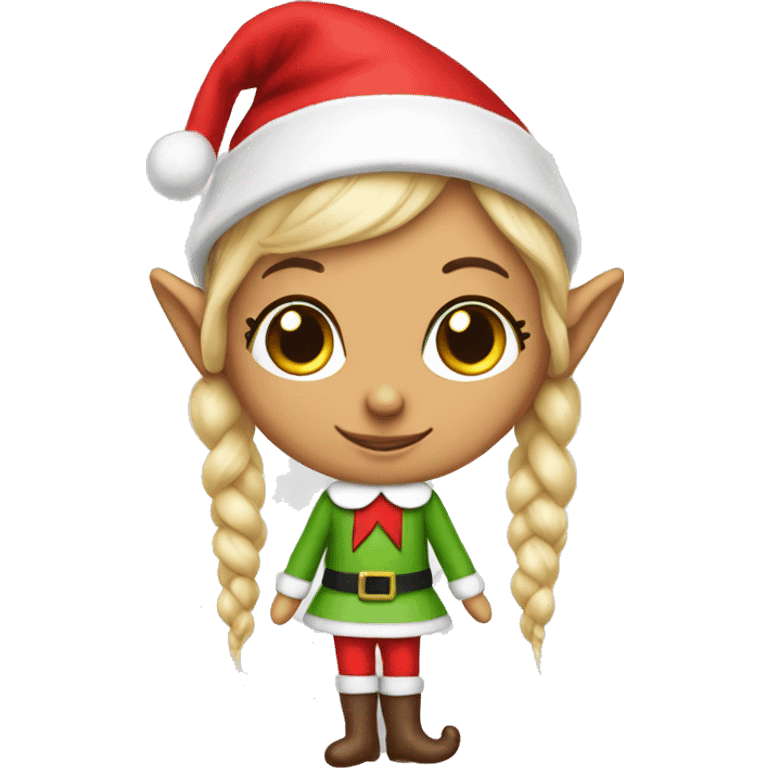 Elf on the shelf girl  emoji