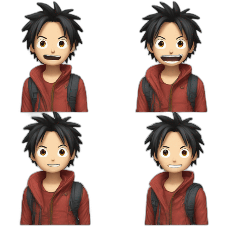 Luffy sur Everest emoji