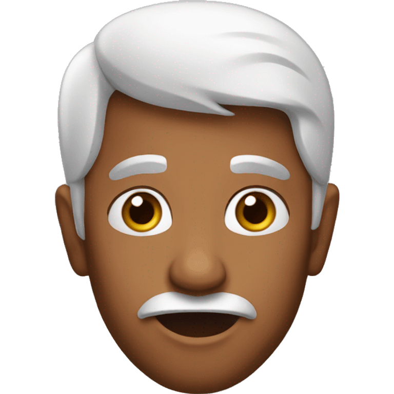 Indian man have a surprised  emoji