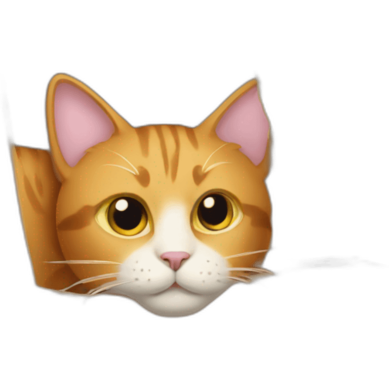 a cat inside a box emoji