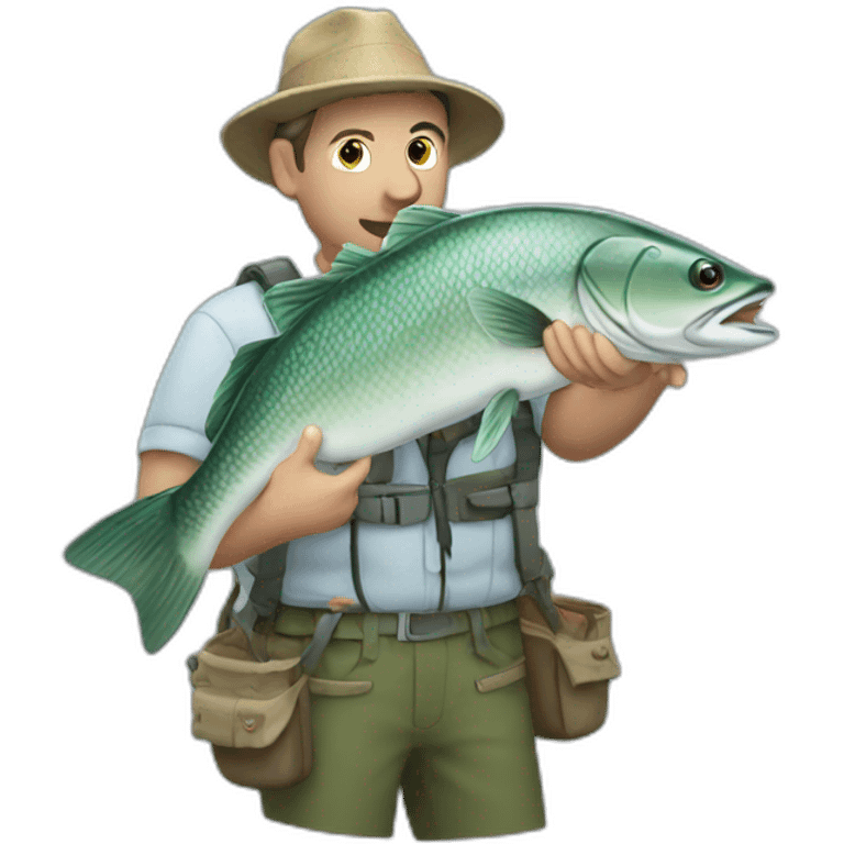 the angler emoji