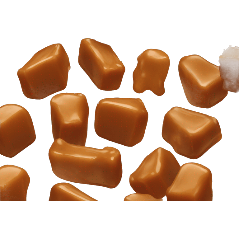 caramels dripping emoji