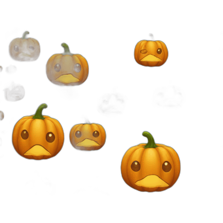 pumkin with frog emoji