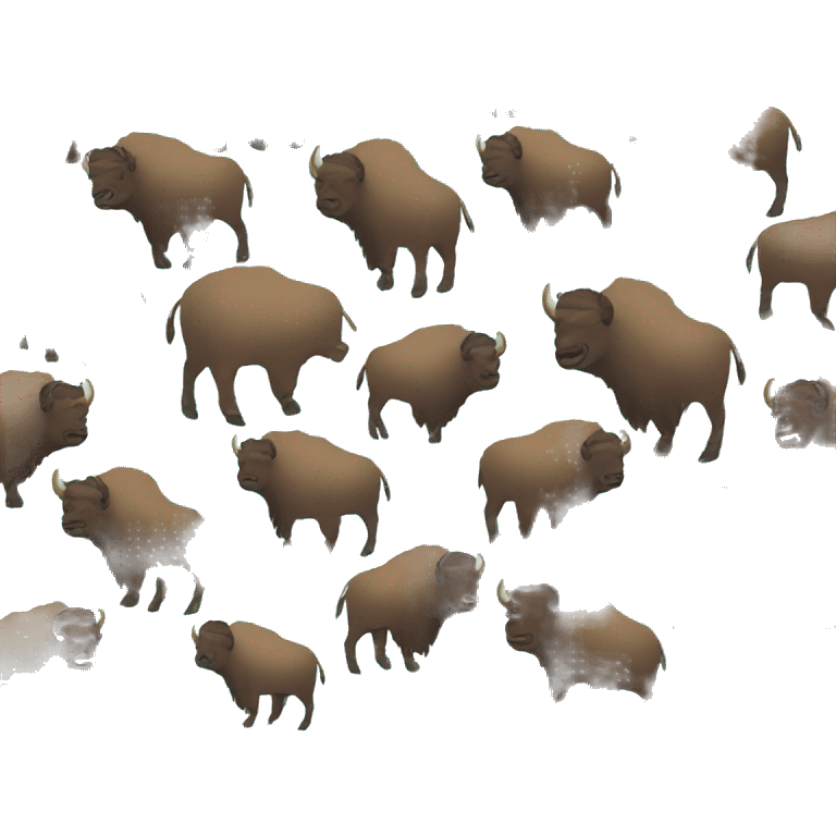 bison turquoise emoji