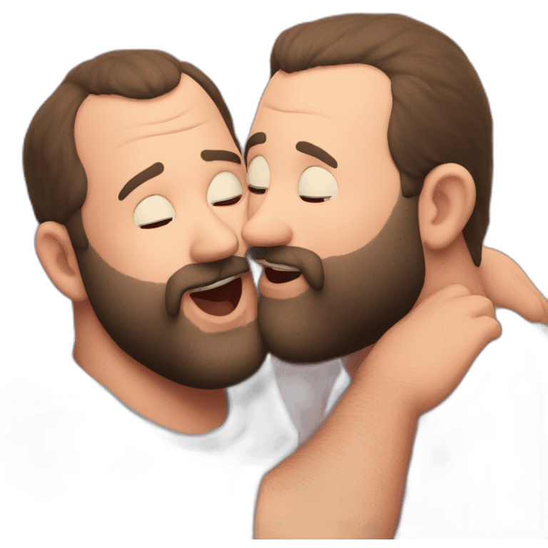 tom segura kissing bert kreischer emoji