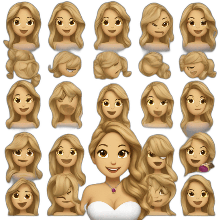 Mariah Carey Christmas emoji