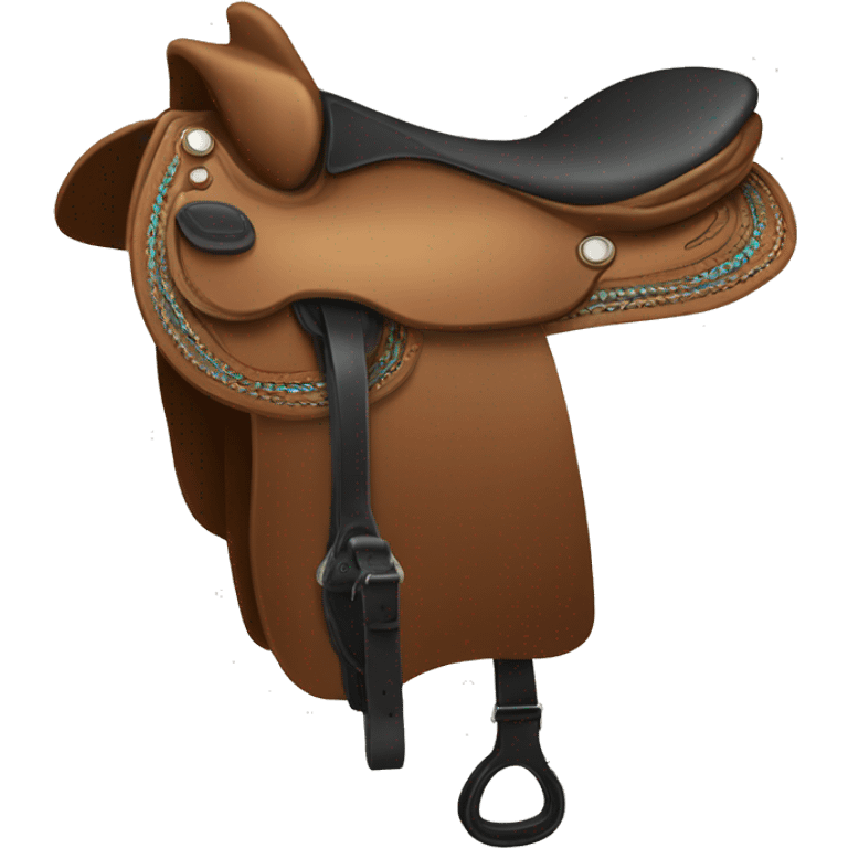 Saddle for horse riding emoji