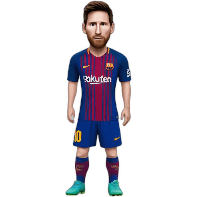 Messi qui fait caca emoji