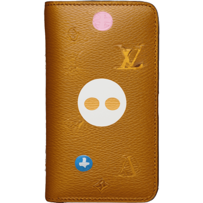 takashi murakami louis vuitton wallet emoji