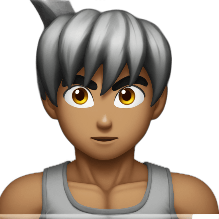 Black-goku emoji