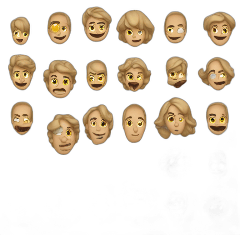 Células de linfócitos felizes emoji