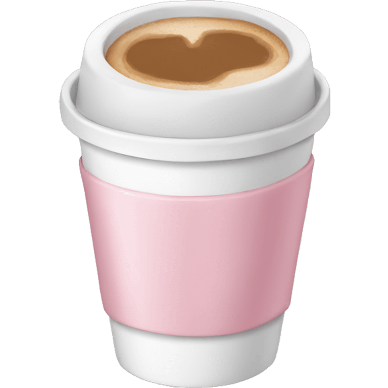 Light pink coffee emoji