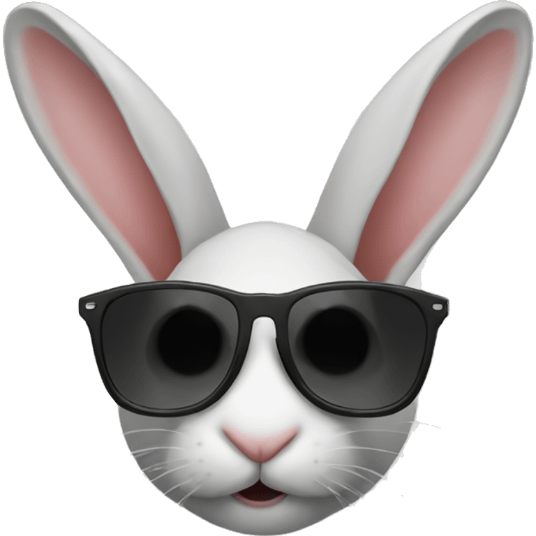 rabbit sunglasses emoji