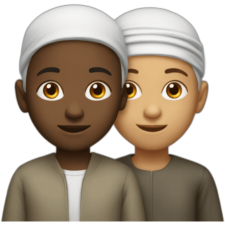 Two young Muslim boys emoji