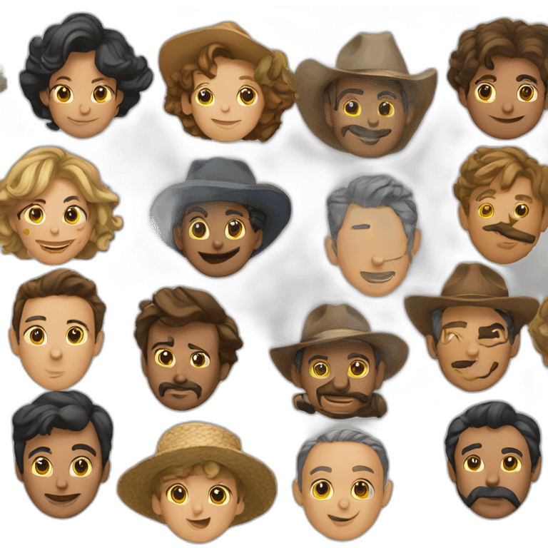 14 amigos de casa rural emoji