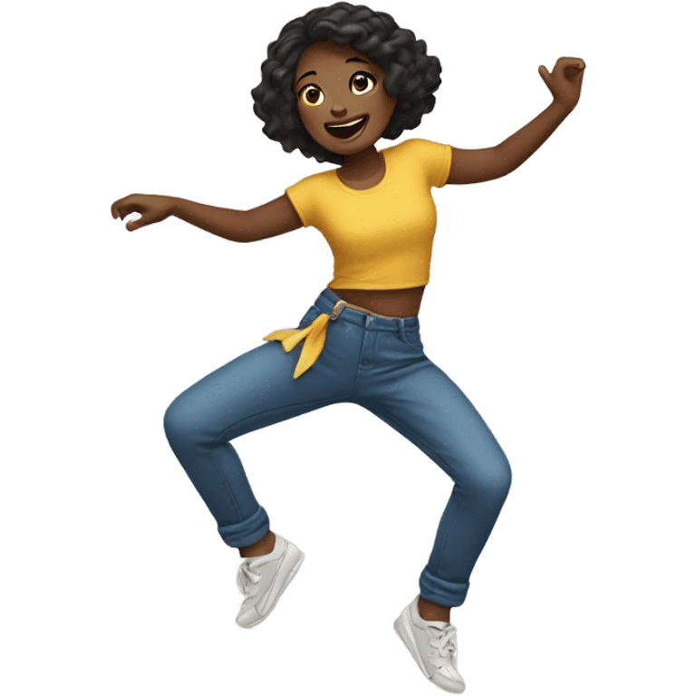 Girl dancing  emoji