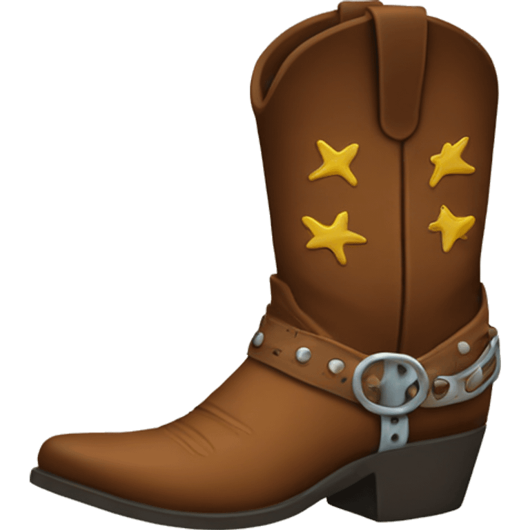 Cowboy boot emoji