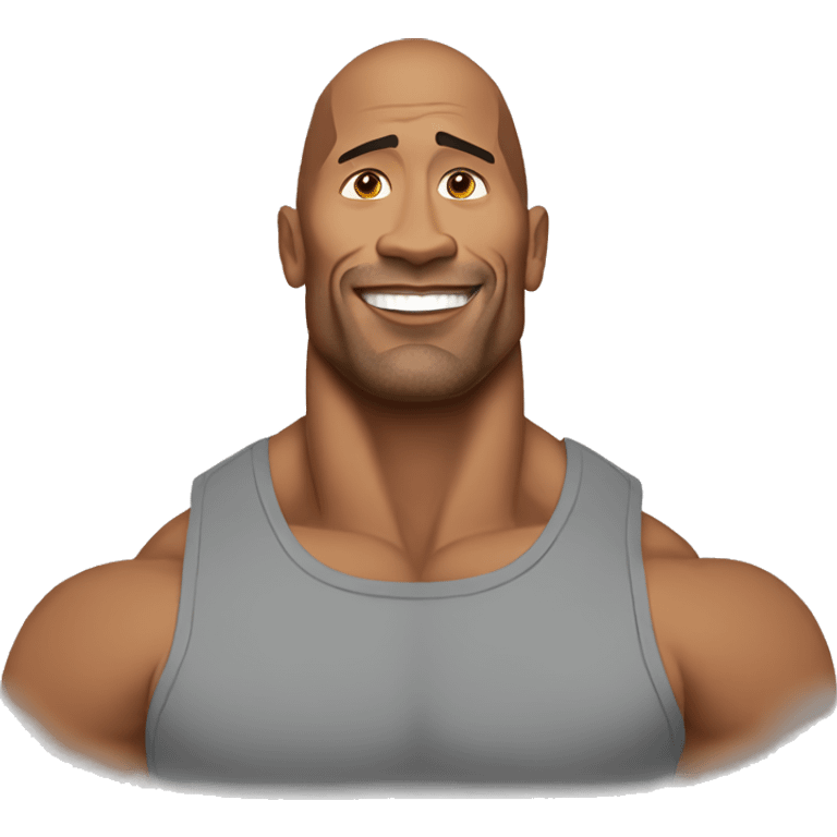 Dwayne Johnson emoji