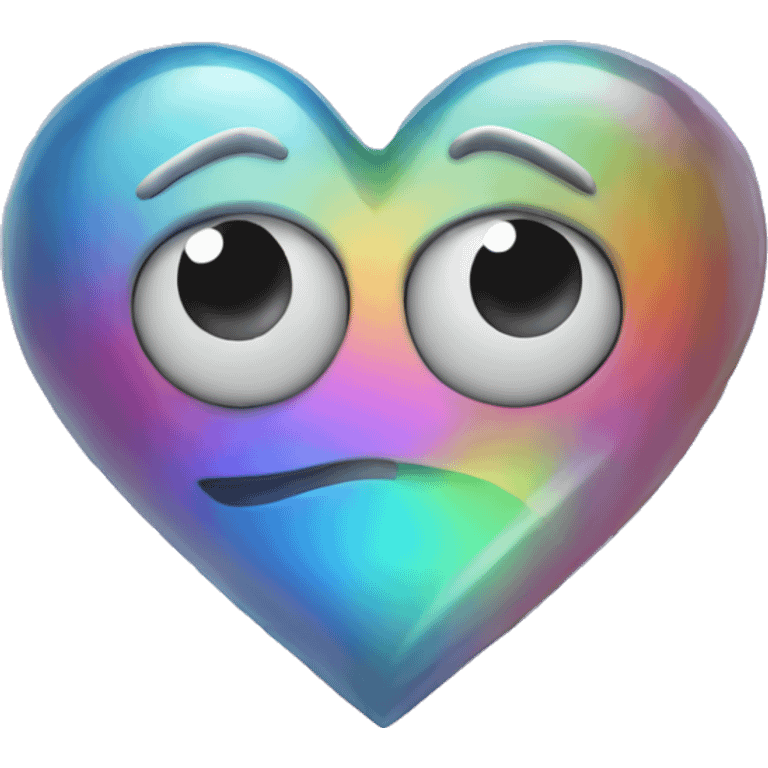 Iridescent brokenheart  emoji