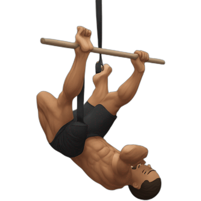 front lever, calisthenics emoji