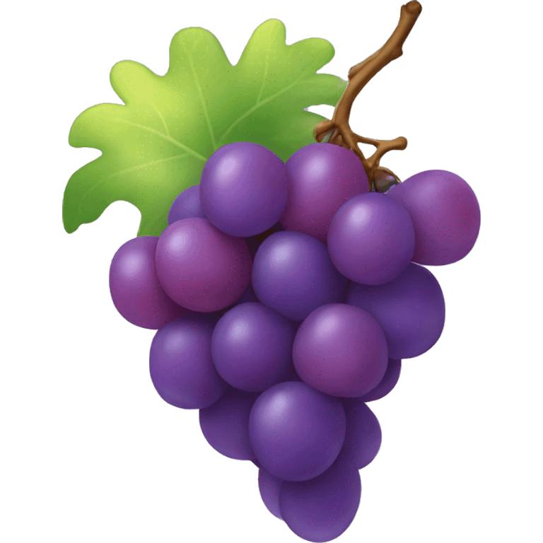 Rainbow grapes emoji