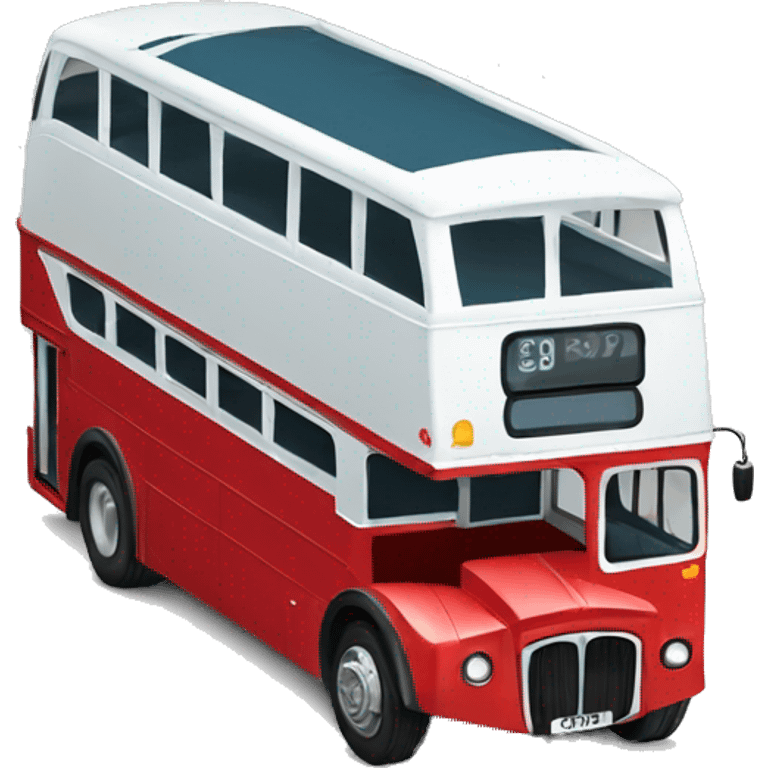 double decker bus emoji