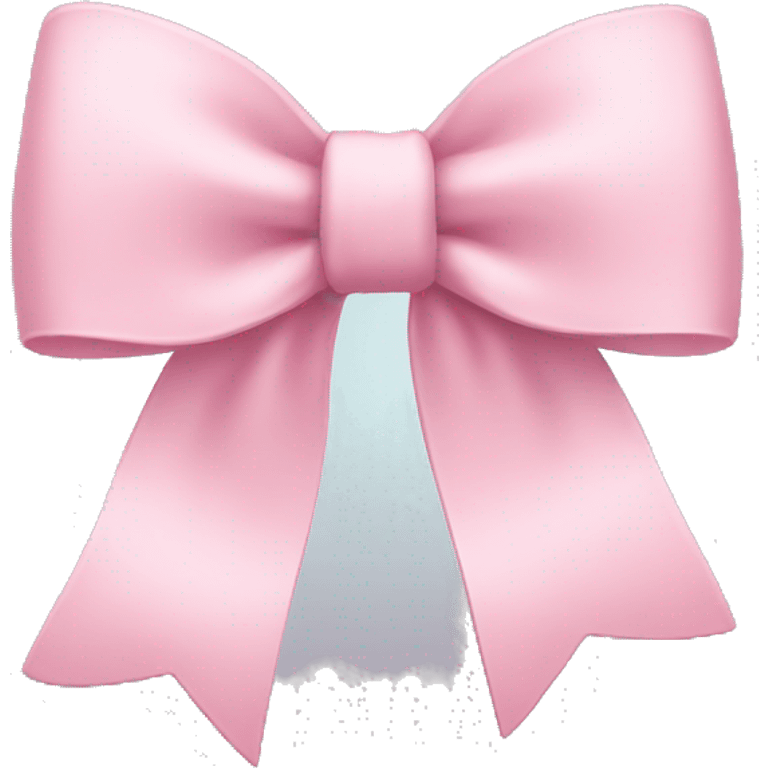 Light pink bow emoji emoji