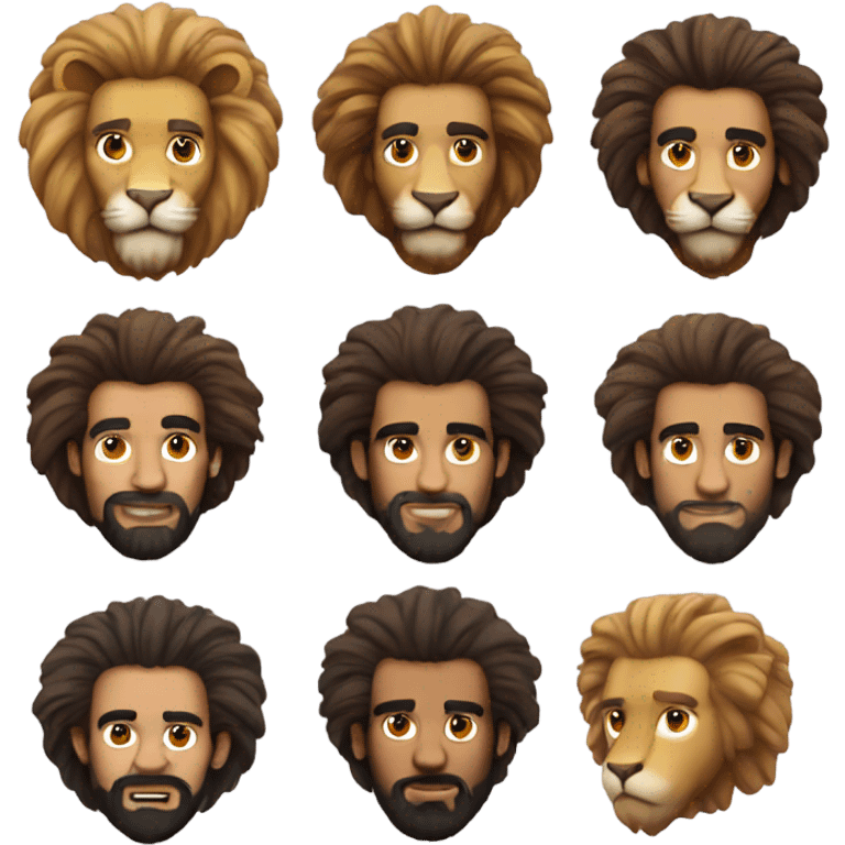 Mo salah as a lion  emoji