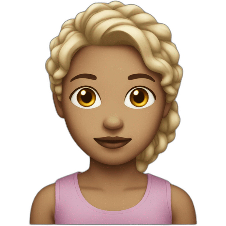 Light skin girl emoji