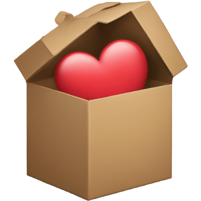 Heart in a box emoji