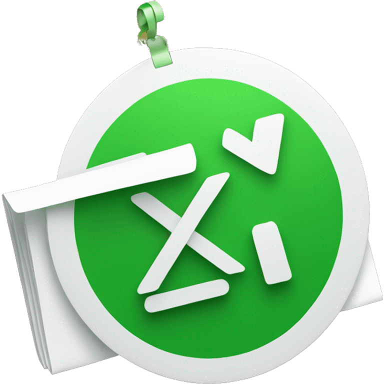 A file with a green tick and the word "Approved" written on it emoji