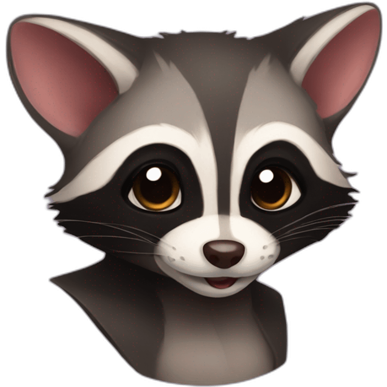 bat ferret raccoon emoji