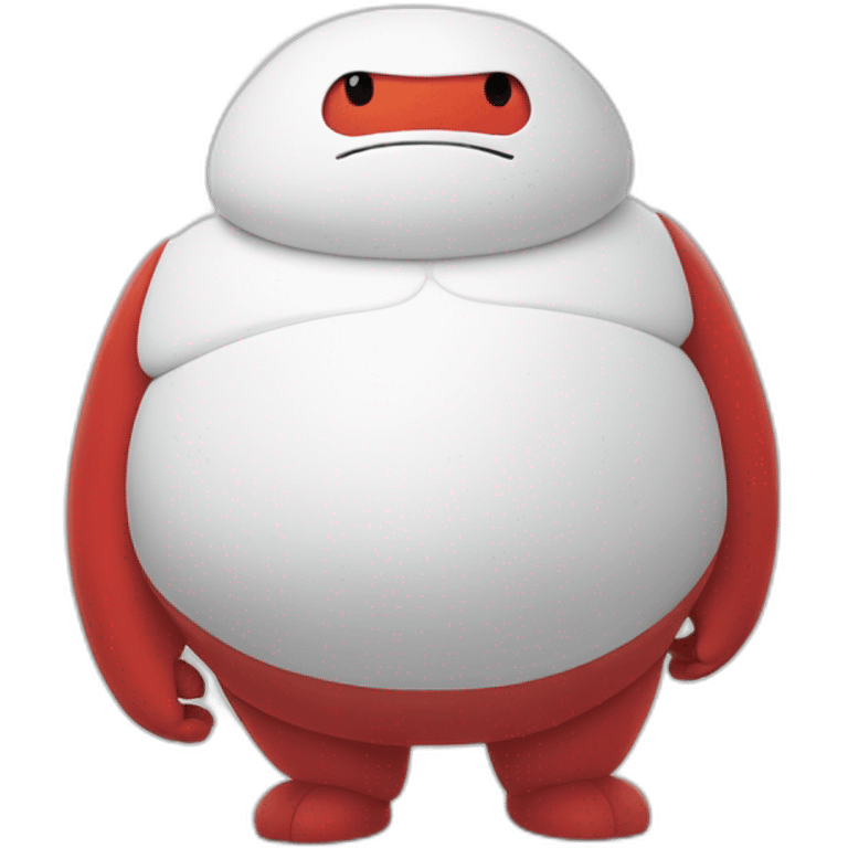 Red Baymax emoji