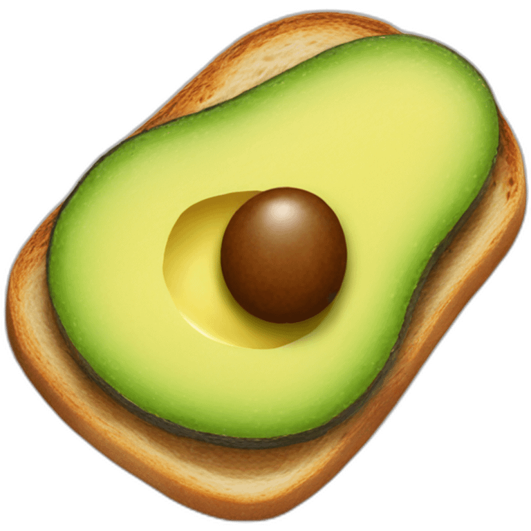 Avocado on toast emoji