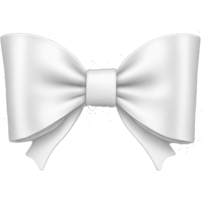 bow white emoji