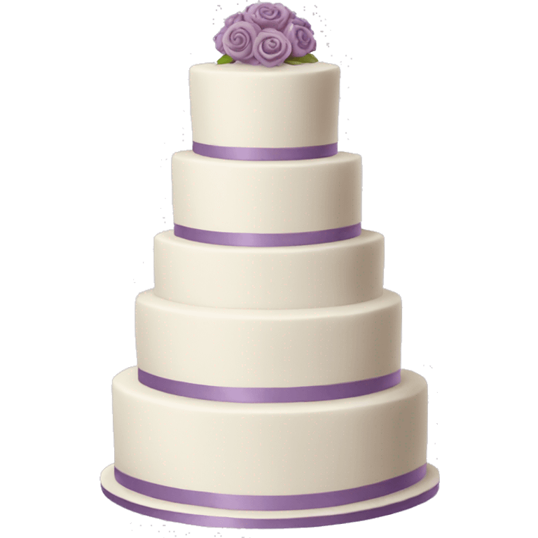 Wedding cake emoji