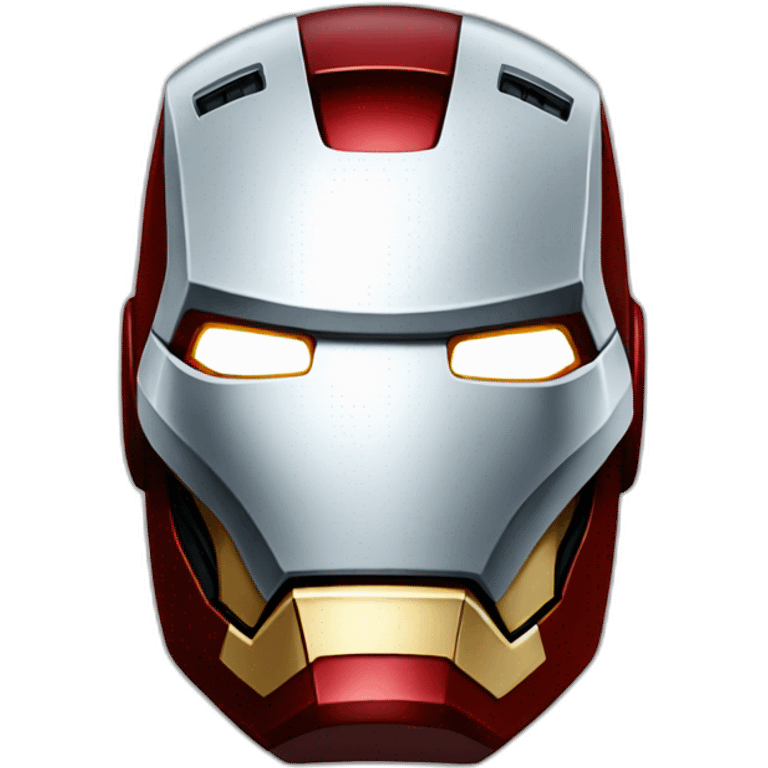 iron man mask close-up emoji