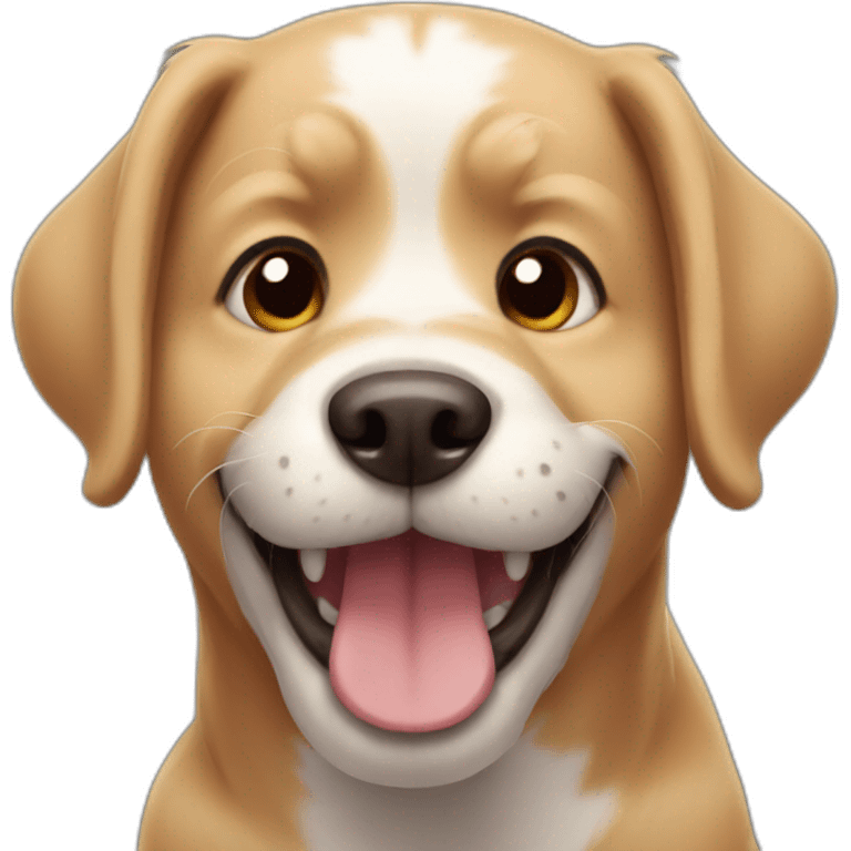 dog smiling emoji