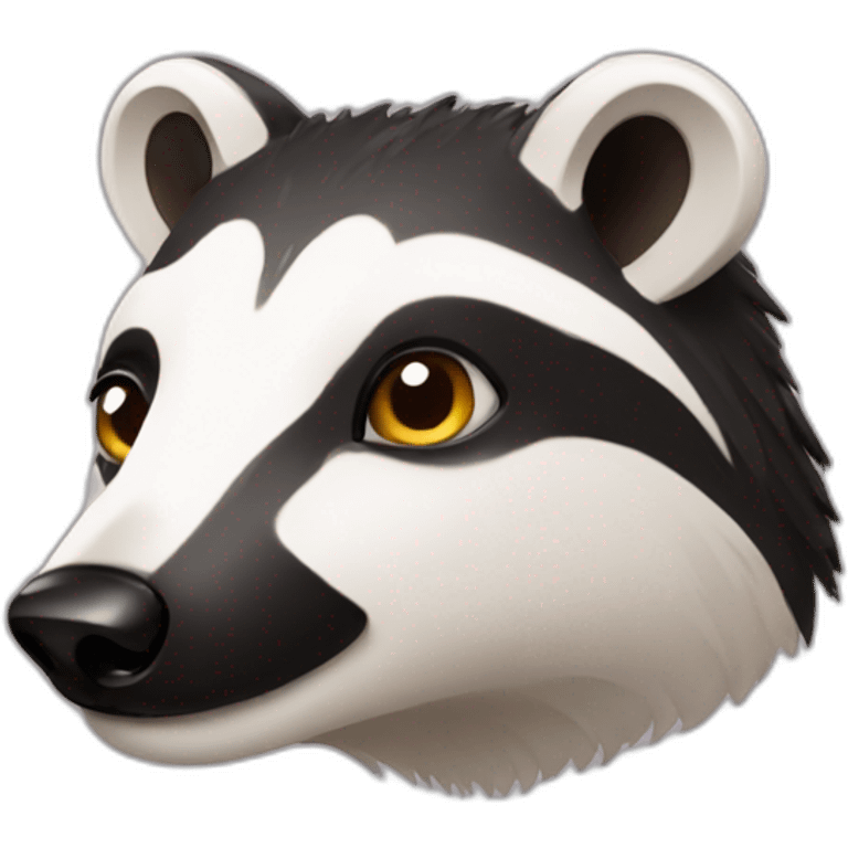 hearteyes badger emoji