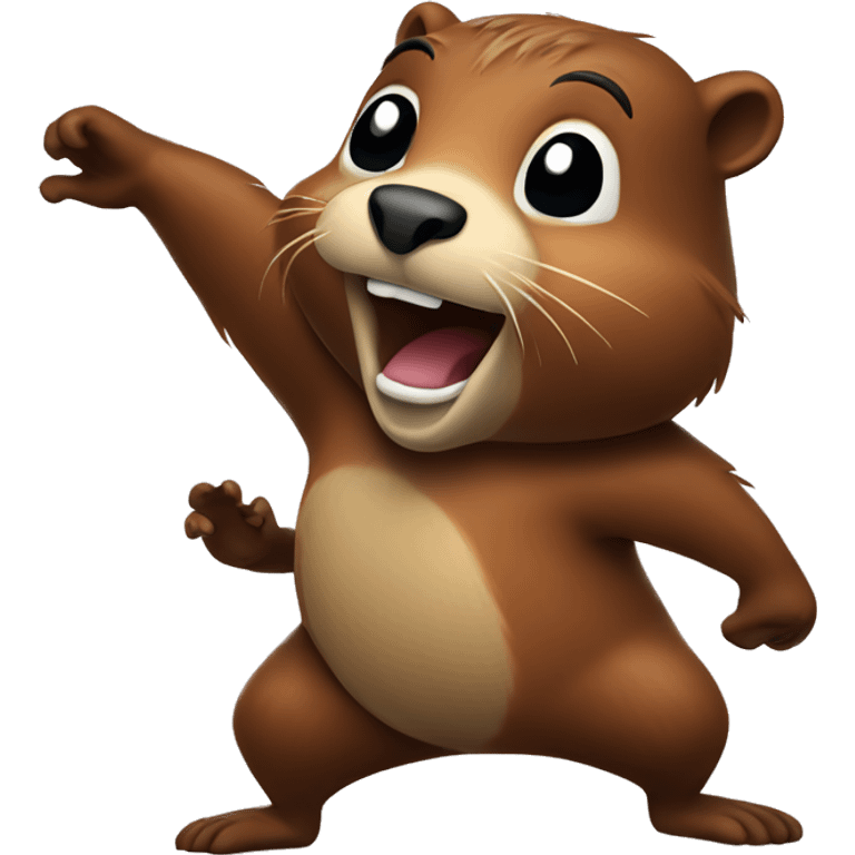 dancing beaver emoji