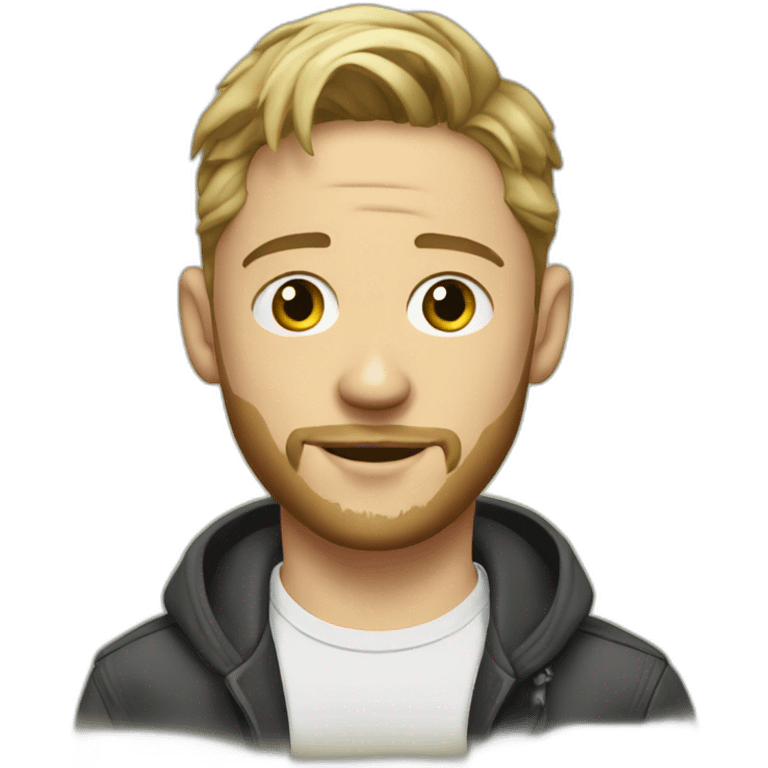 a young  blonde tom hardy emoji