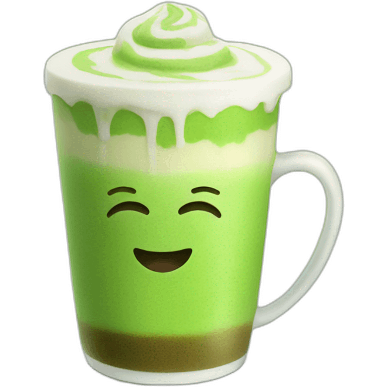 Matcha latte  emoji