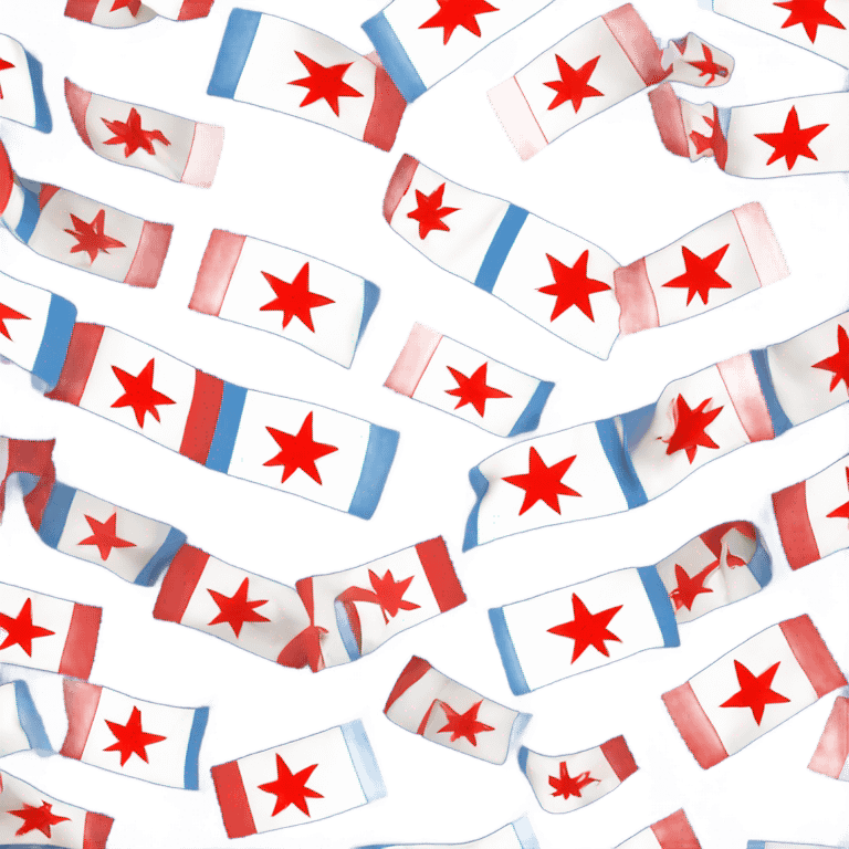 Chicago flag emoji