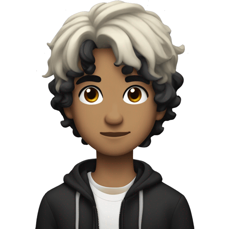 Dominic Fike with black hair emoji